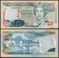 BNE - BERMUDY 20 Dollars 2000 D/2 200228 # P53A # UNC