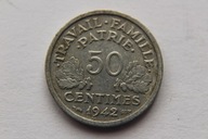 50 CENTIMES 1942 R. FRANCJA - BK66