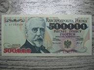 BANKNOT RP 500000 ZŁOTYCH 1993 ROK H. SIENKIEWICZ