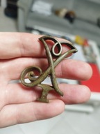 Monogram ładownica Piotr I car z czasów Mikołaj II Romanow patronasz