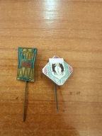 2 szt. przypinka Kutno Miflex stary herb miasta