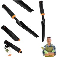 WYCINAK DO CHWASTÓW KORZENI PIELENIA OGRODOWY MOCNY METALOWY 35CM x 3,5 CM