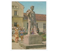 Wieliczka pomnik górnika stempel podziemnej poczty -bez obiegu