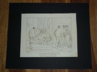 RAFAEL SANTI - GRAFIKA - "Kupidyn i Wenus" - Francja 1803 r. (RENESANS)