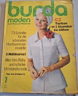 Burda Moden 7/1971 Juli Macht Mode zum Mitmachen
