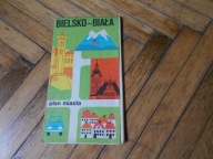 Bielsko-Biała stary plan miasta
