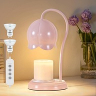 Lampa do Podgrzewania Świec GyroVu z Timerem i Dimmable, Różowa