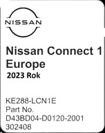 Mapa do nawigacji Europa Nissan CONNECT 1 karta pamięci SD Zamiennik .