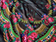 Chusta bawełniana ludowa góralska 120x120cm