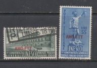 WŁOCHY / TRIEST zona A Mi 102-103 UNESCO seria z 1950