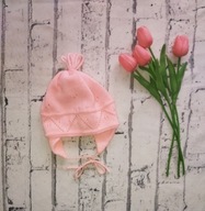 Czapka zimowa dziewczynka 6-9 miesiąc