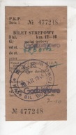 Bilet PKP, Godętowo do Lębork, 1946r., -32