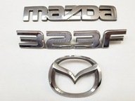 ZNACZEK EMBLEMAT LOGO NAPIS BJ MAZDA 323F BJ3D51720 GE54A51711 DC0151730