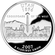USA 2007r. 25 Centów UTAH