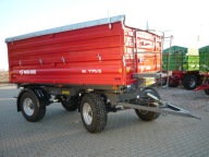 Przyczepa dwuosiowa Metal Fach T711/3 12t nadstawy plandeka balkon