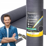 SIATKA CIENIUJĄCA MASKUJĄCA OSŁONA MATA NA OGRODZENIE PŁOT UV ZASŁONA OGRÓD