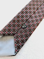 Ortal Łódź kolekcjonerski długi elegancki krawat dziadka retro vintage PRL