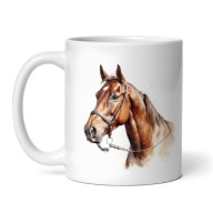 Kubek z koniem, koń brązowy 330ml