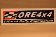 NAKLEJKA - ORE 4 X 4 OFFROADRALLY - ENGINEERING - TURYSTYKA