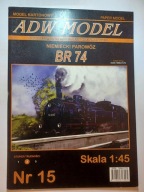 Niemiecki parowóz BR 74 skala: 1:45 ADW MODEL numer 15