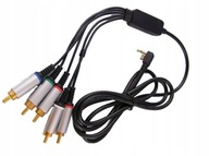 KABEL PSP DO TV / MONITORA COMPONENT DŹWIĘK AV SLIM HD HDTV 1.5M
