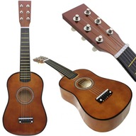 GITARA AKUSTYCZNA DREWNIANA 6 STRUN – 60 CM, INSTRUMENT DLA DZIECI