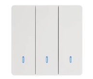 433MHZ BEZPRZEWODOWY PRZYCISK STEROWNIK 230V PRZEKAŹNIK ODBIORNIK ŚCIENNY 3