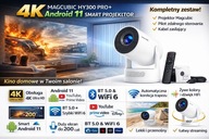 Magcubic HY300 Pro+ 4K Przenośny projektor WiFi 6 BT5.4 Obsługa 720P HD