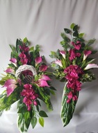 Komplet Cmentarz Kalie Malinowe – Hortensja W Wiklinie Stojący