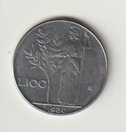 Wlochy 100 lirow 1980 stan 1