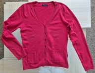 Sweterek czerwony dekolt V S/M