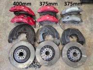 AUDI Q5 SQ5 80A Q7 Q8 ZACISKI AKEBONO TARCZE KLOCKI PRZÓD 375mm SWAP ZESTAW