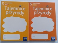 Tajemnice przyrody 5 Zeszyty ćwiczeń część 1 i 2 Golanko Marszał NOWE