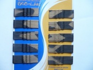 Wsuwki Pro-lak 5,5 cm czarno-złote 100 szt.