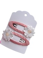 Spinki do włosów pyk kwiatki handmade 2 szt.