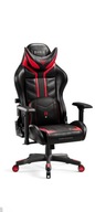 Fotel gamingowy Diablo X-Ray Normal Size: Czarno-czerwony + gratis podnóżek