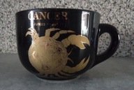 Filiżanka duża ze znakiem zodiaku RAK czarna