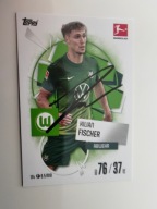 Karta topps match attax autograf Bundesliga Wolfsburg Kilian Fischer