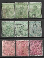 India D804 JV odmiany kolorów 1911r. niebieski!!!