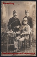 941A ŻOŁNIERZE WOJSKO KOLEJOWE PIONIER BAGNET ODZNAKA KUK AUSTRO-WĘGRY
