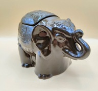 BIAŁORUŚ skrytka SŁOŃ szkatułka ciekawa STARA 17cm