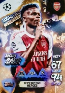 MATCH ATTAX UCL 2025/26 2026 LIMITED WORLDIES HOMEGROWN HEROES WLE 7 SAKA