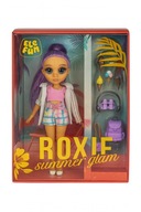 ROXIE SUMMER GLAM Lalka fioletowe włosy + akcesoria ELEFUN 3+