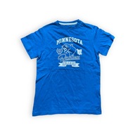 T-shirt bluzka niebieska Minnesota Primark 152