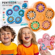 GRA LOGICZNA ŁAMIGŁÓWKA ZABAWKA OBROTOWA UKŁADANKA ANTYSTRESOWA 3+ WOOPIE