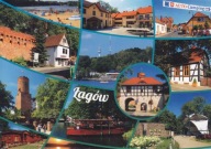 ŁAGÓW - ZAMEK - JEZIORO - POMOST - INFORMACJA TURYSTYCZNA