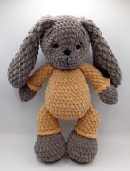 Królik 30 cm szydełko GOTOWY DO WYSYŁKI CE, prezent dla każdego, zajączek