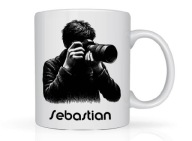 Kubek z imieniem dla FOTOGRAFA do pracy na urodziny prezent