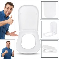 PERFECTO DESKA SEDESOWA BIAŁA WOLNOOPADAJĄCA DUROPLAST ANTYBAKTERYJNA ROCA