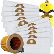 2X10 WORKI DO ODKURZACZA WD 3 WD3 WD2 WD 6 SE 4001 V17 + FILTR SYNTETYCZNY